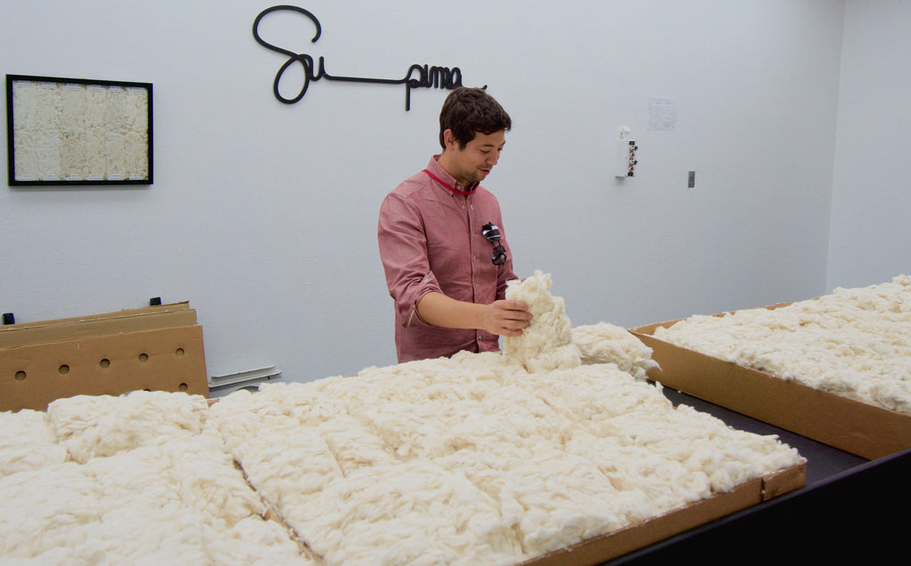 Authenticity 50 founder learning how Supima cotton compares to Egyptian cotton