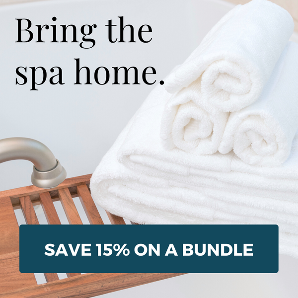 Bring the spa home. Save 15% when you buy a bundle.