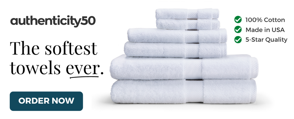 The softest towels ever. Order Now